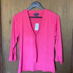 Pink 3/4 sleeve shirt